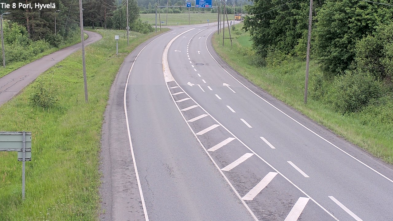 Kelikamerat Kuva Tie 8 Pori, Hyvelä, Pori, Satakunta