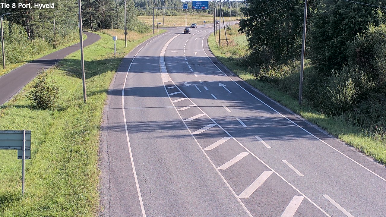 Kelikamerat Kuva Tie 8 Pori, Hyvelä, Pori, Satakunta
