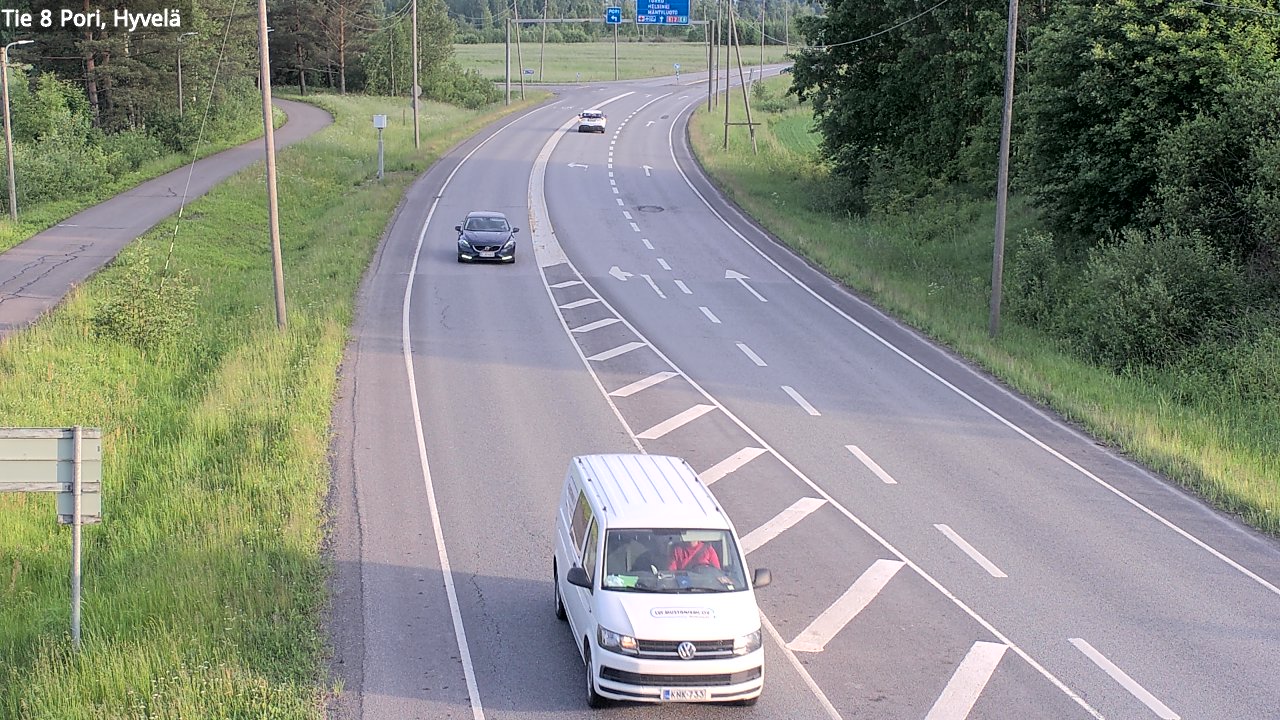 Kelikamerat Kuva Tie 8 Pori, Hyvelä, Pori, Satakunta