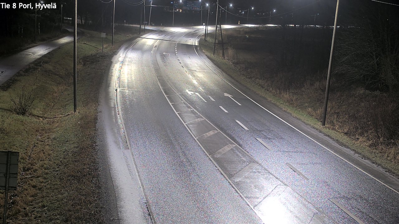 Weather Camera Image Road 8 Pori, Hyvelä, Pori, Satakunta