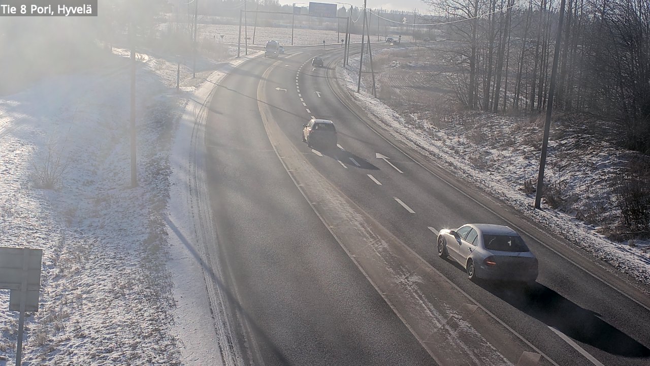 Kelikamerat Kuva Tie 8 Pori, Hyvelä, Pori, Satakunta