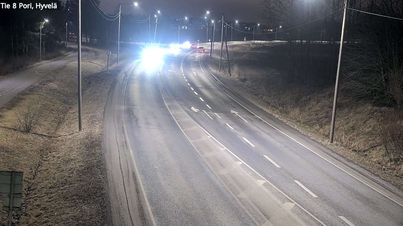 Weather Camera Image Road 8 Pori, Hyvelä, Pori, Satakunta