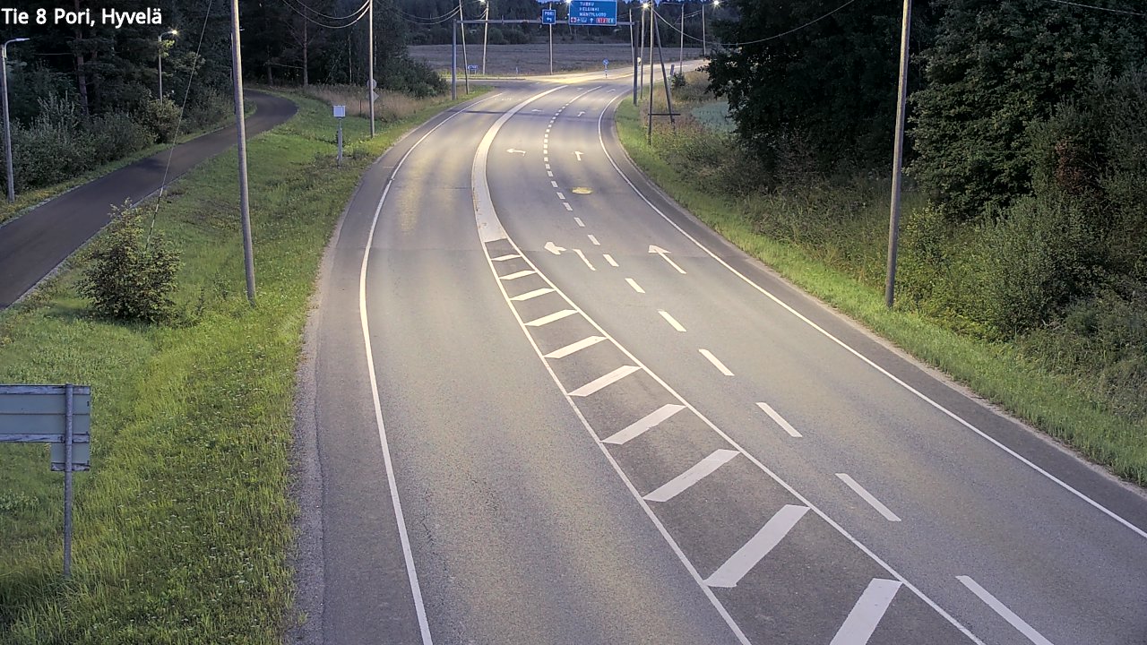 Kelikamerat Kuva Tie 8 Pori, Hyvelä, Pori, Satakunta