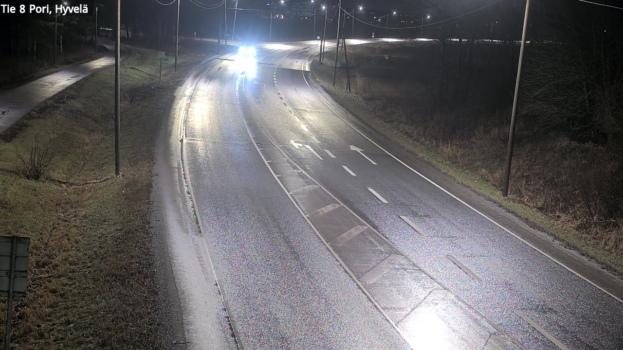 Weather Camera Image Road 8 Pori, Hyvelä, Pori, Satakunta