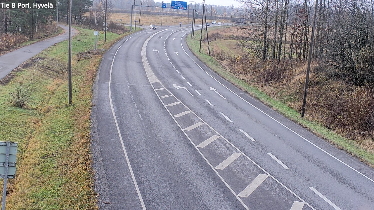Kelikamerat Kuva Tie 8 Pori, Hyvelä, Pori, Satakunta