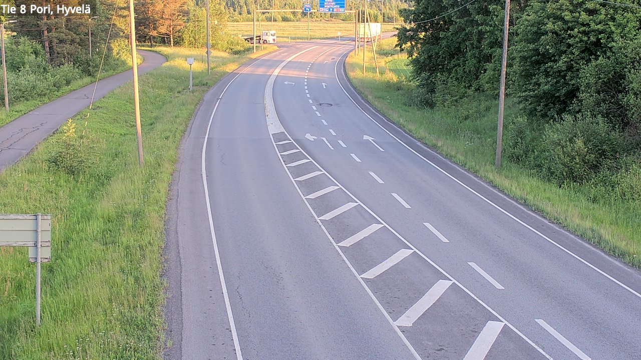 Kelikamerat Kuva Tie 8 Pori, Hyvelä, Pori, Satakunta