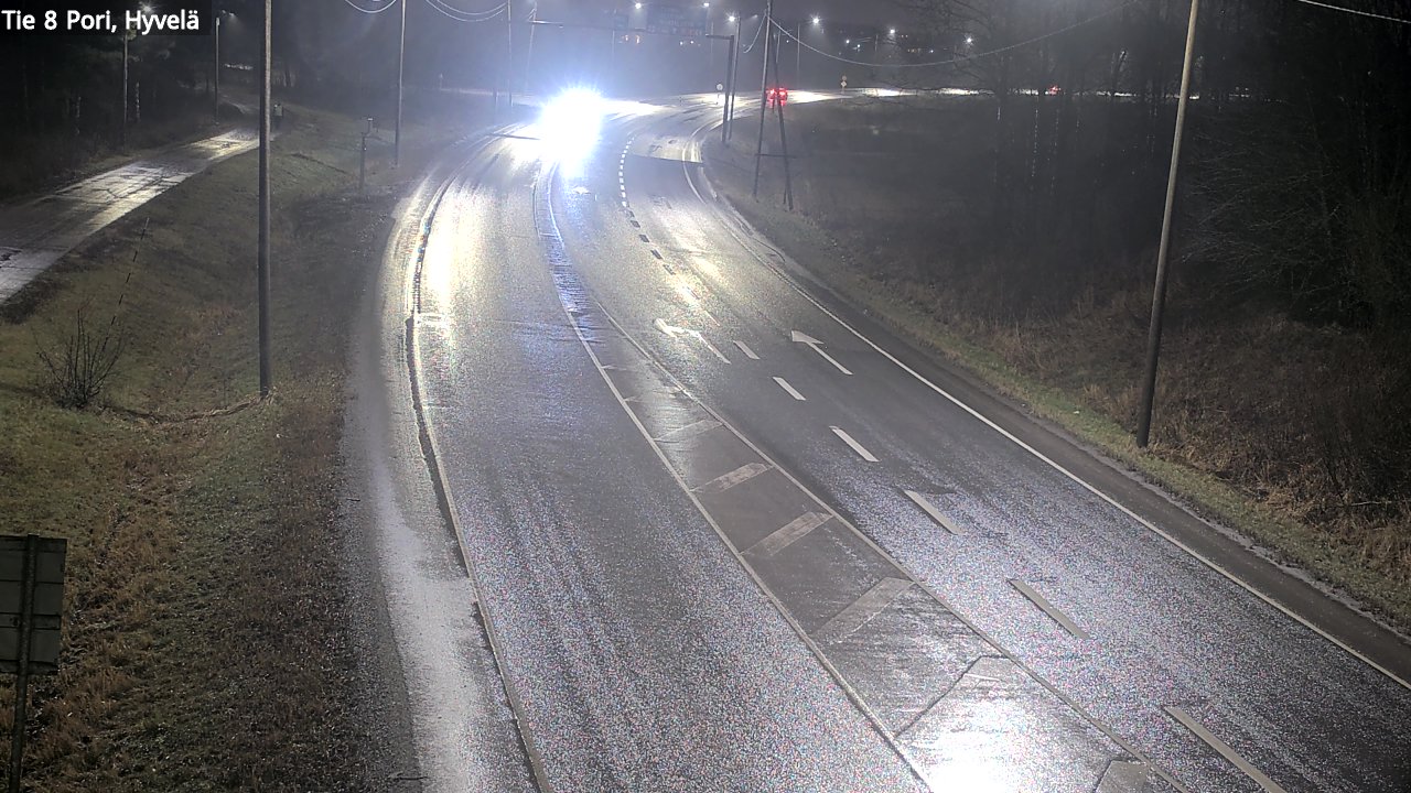 Weather Camera Image Road 8 Pori, Hyvelä, Pori, Satakunta