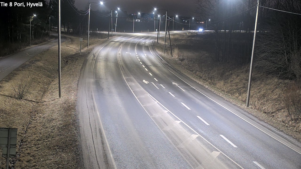 Weather Camera Image Road 8 Pori, Hyvelä, Pori, Satakunta