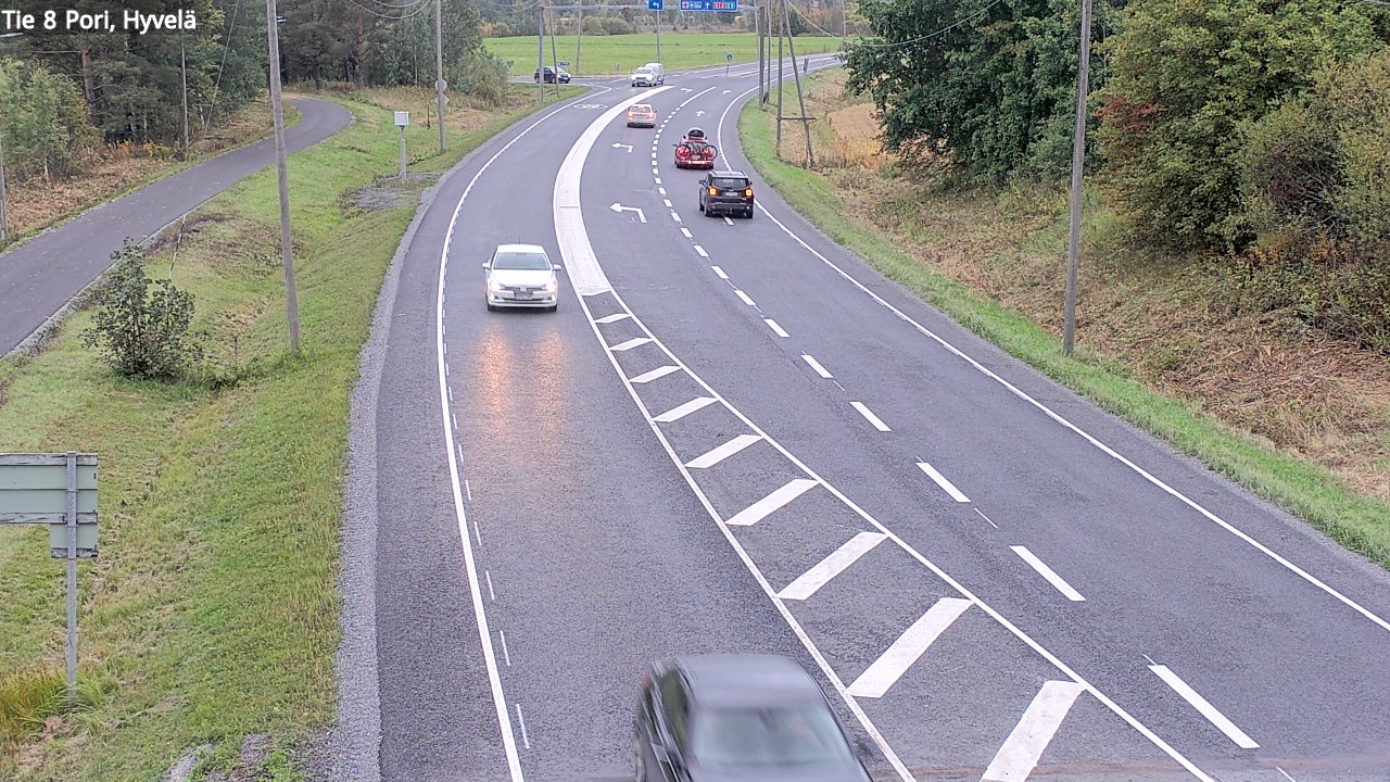 Kelikamerat Kuva Tie 8 Pori, Hyvelä, Pori, Satakunta