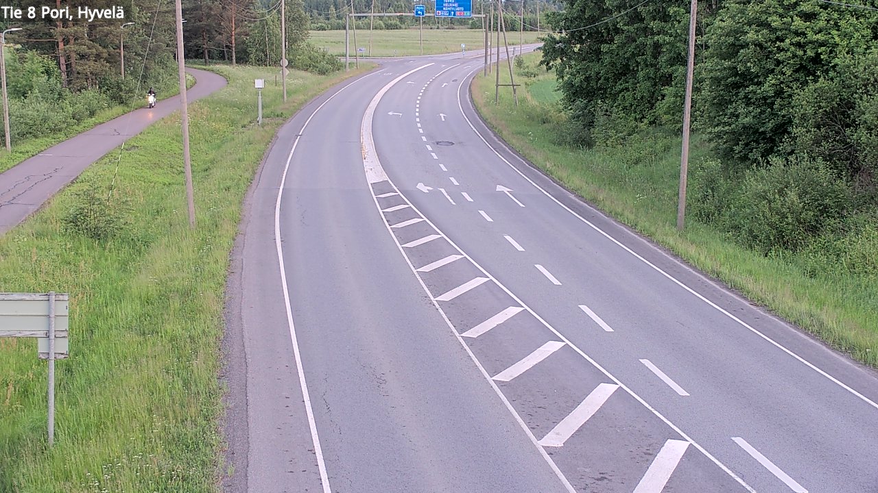 Kelikamerat Kuva Tie 8 Pori, Hyvelä, Pori, Satakunta