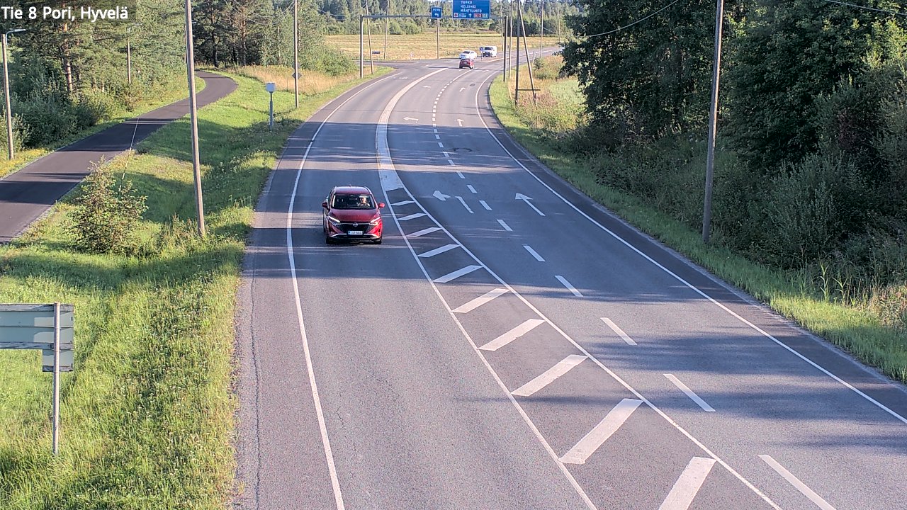 Kelikamerat Kuva Tie 8 Pori, Hyvelä, Pori, Satakunta