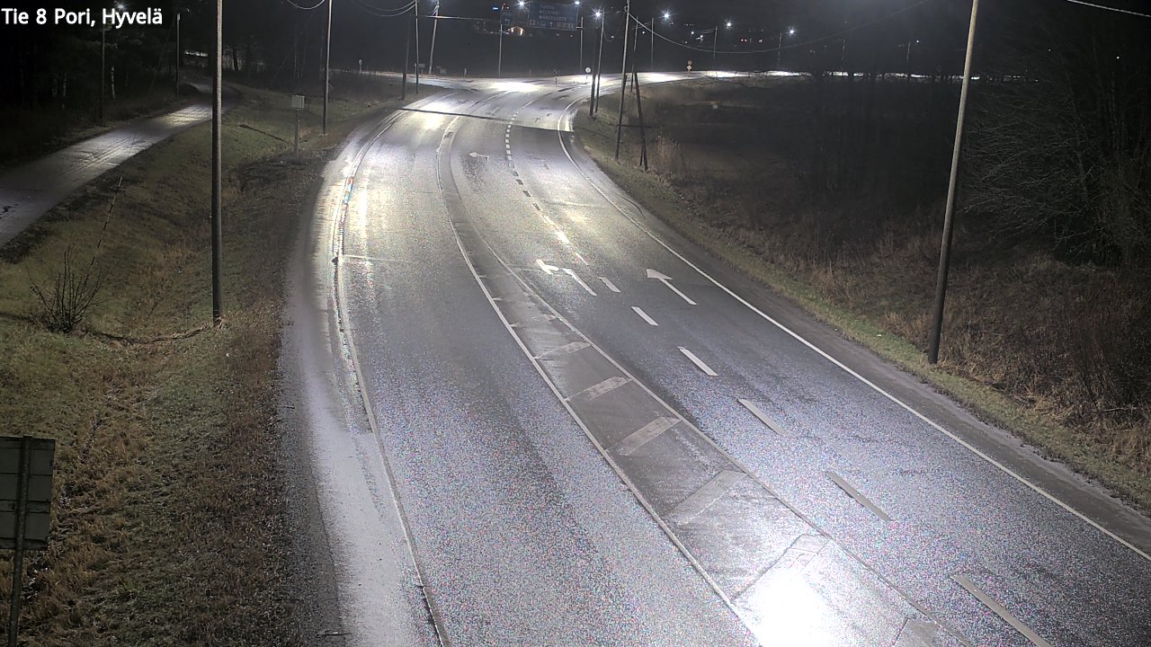 Weather Camera Image Road 8 Pori, Hyvelä, Pori, Satakunta