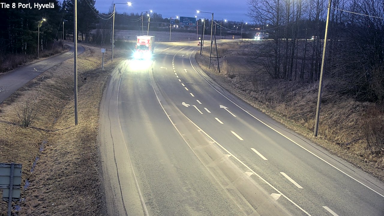 Kelikamerat Kuva Tie 8 Pori, Hyvelä, Pori, Satakunta