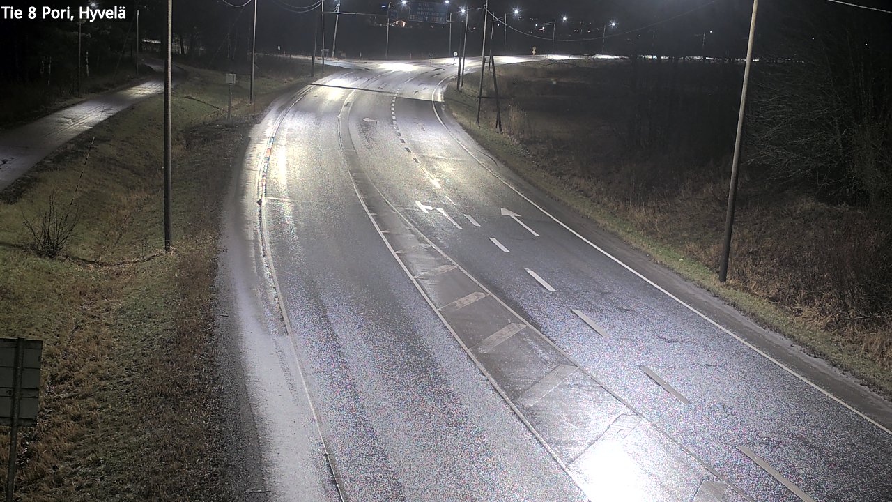 Weather Camera Image Road 8 Pori, Hyvelä, Pori, Satakunta