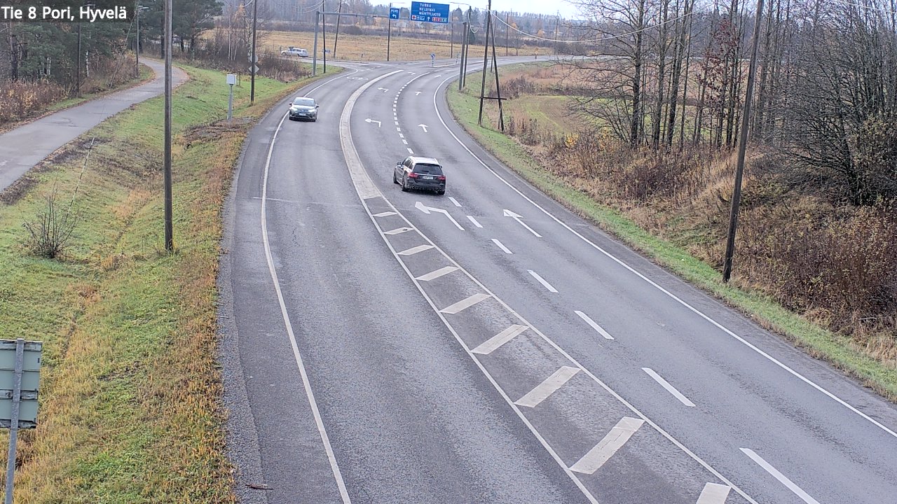 Kelikamerat Kuva Tie 8 Pori, Hyvelä, Pori, Satakunta