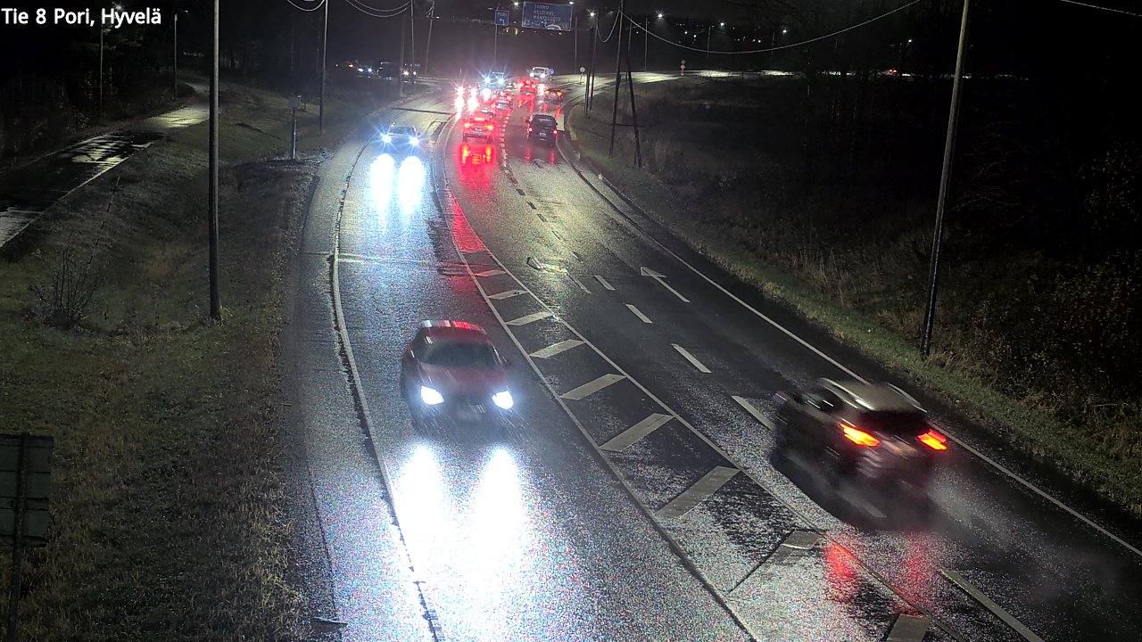 Kelikamerat Kuva Tie 8 Pori, Hyvelä, Pori, Satakunta