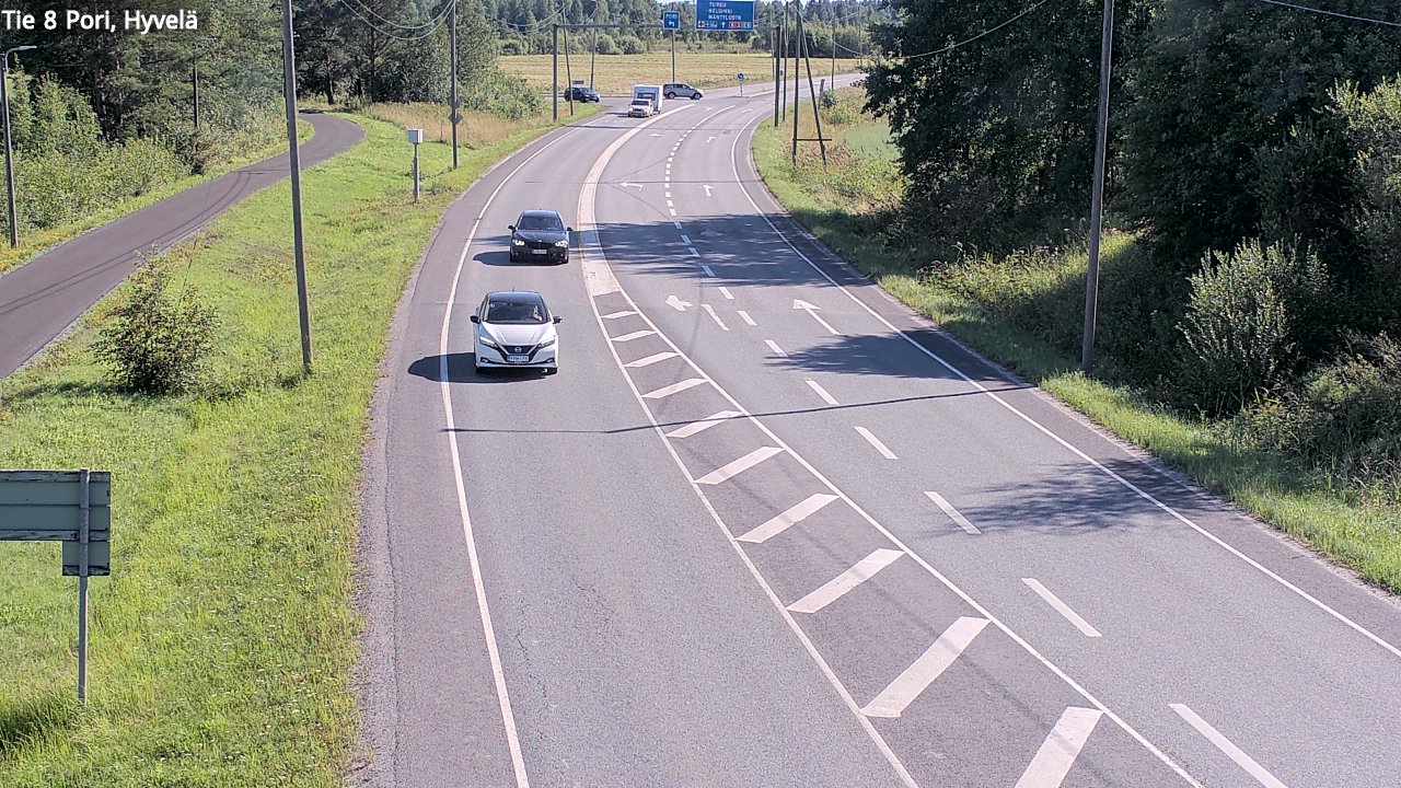 Kelikamerat Kuva Tie 8 Pori, Hyvelä, Pori, Satakunta