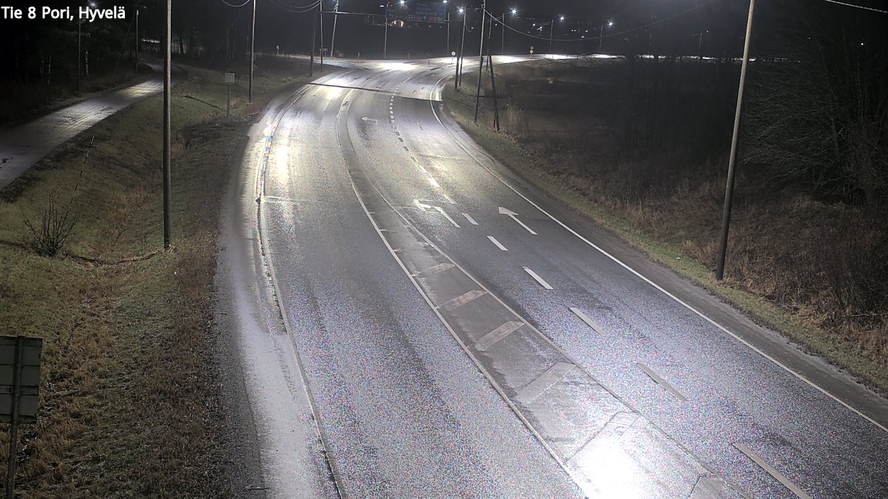 Weather Camera Image Road 8 Pori, Hyvelä, Pori, Satakunta