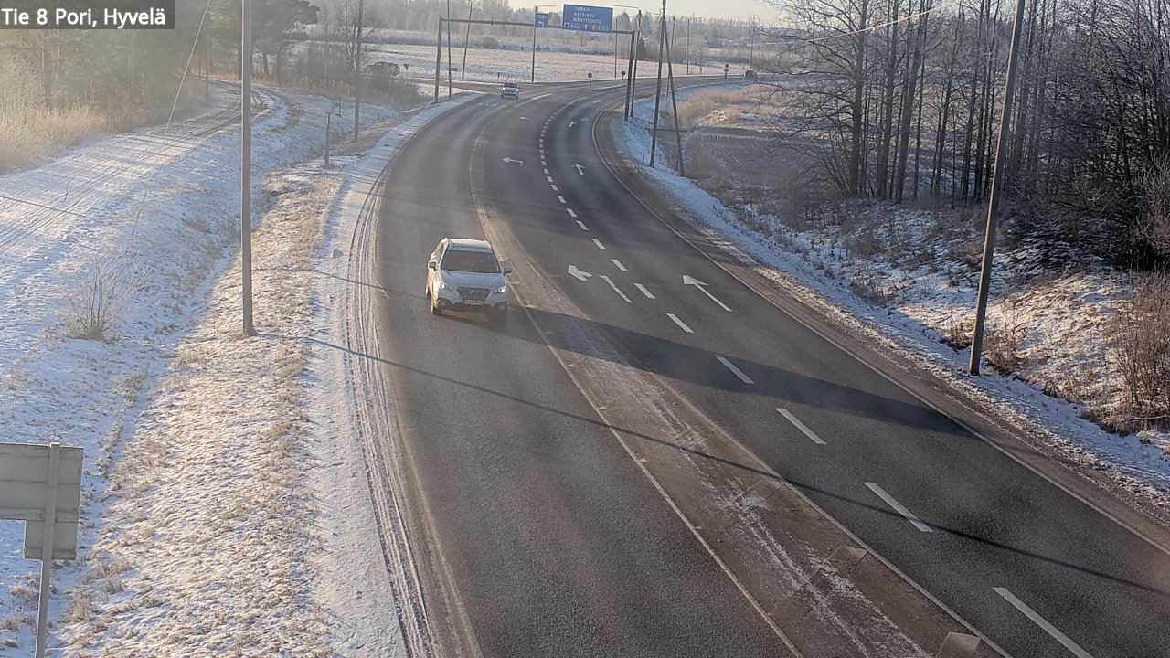 Kelikamerat Kuva Tie 8 Pori, Hyvelä, Pori, Satakunta