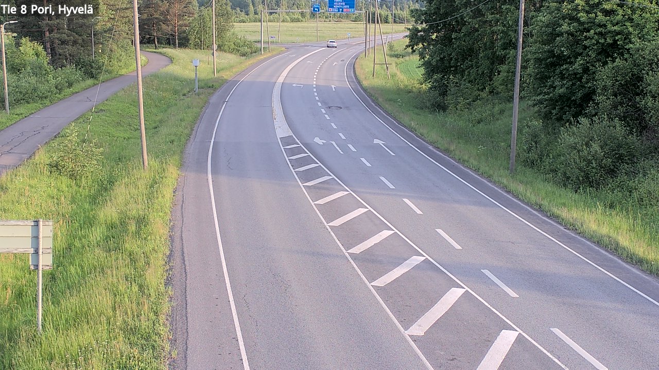 Kelikamerat Kuva Tie 8 Pori, Hyvelä, Pori, Satakunta