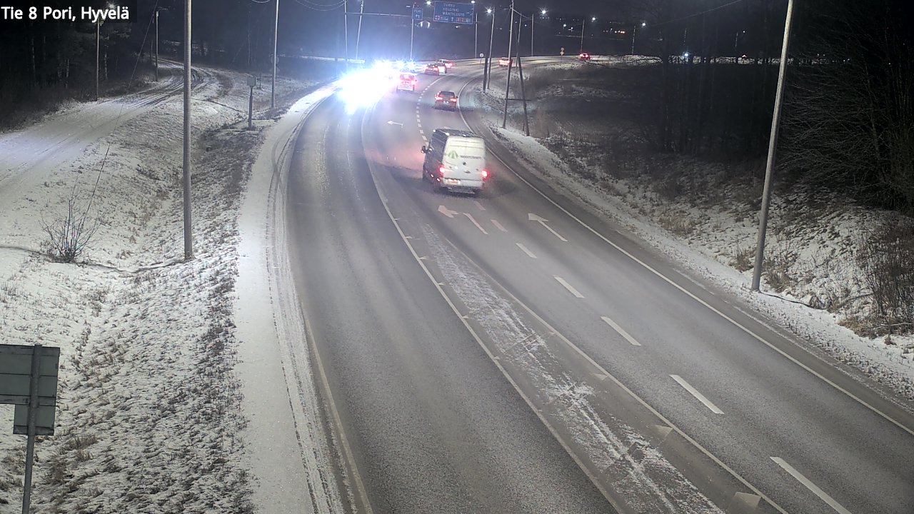 Weather Camera Image Road 8 Pori, Hyvelä, Pori, Satakunta