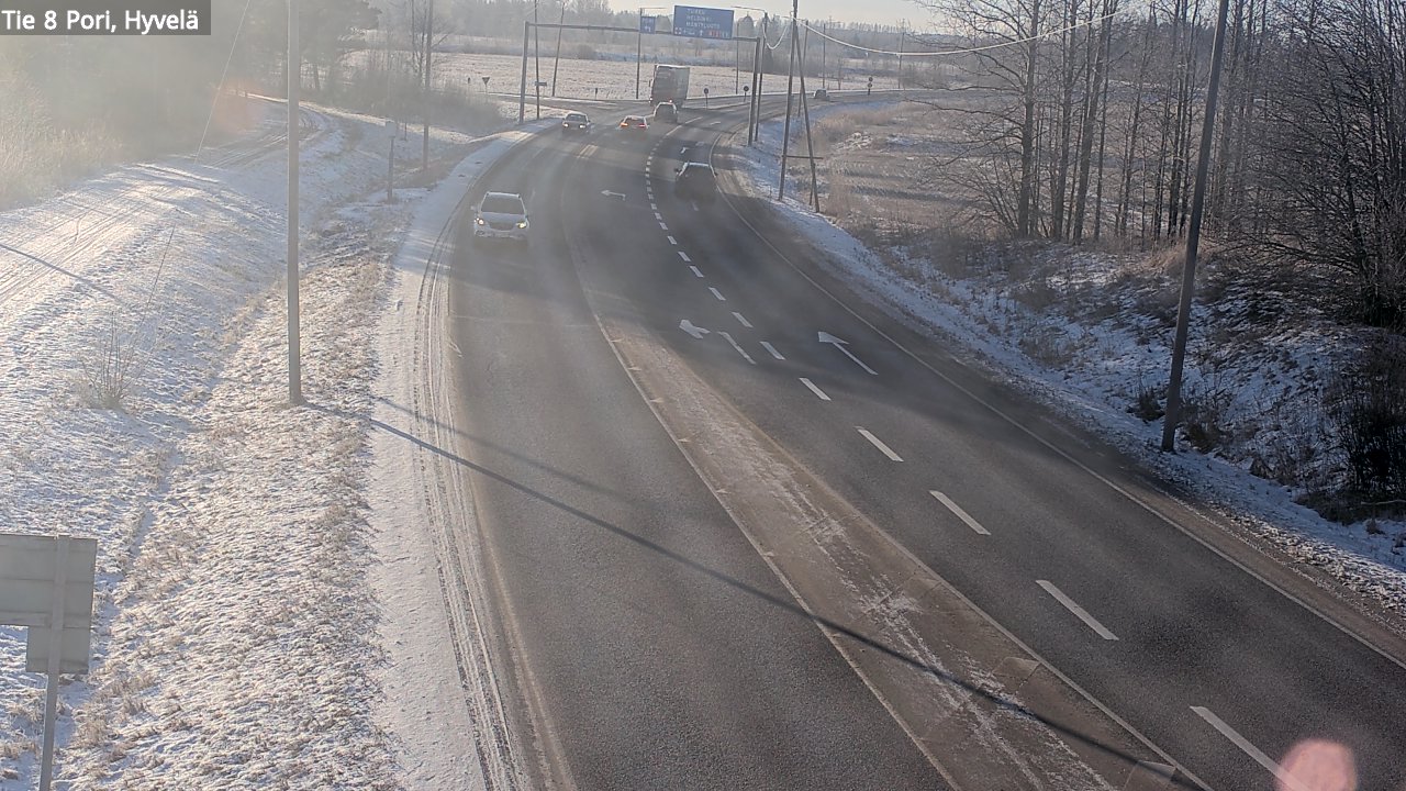 Kelikamerat Kuva Tie 8 Pori, Hyvelä, Pori, Satakunta