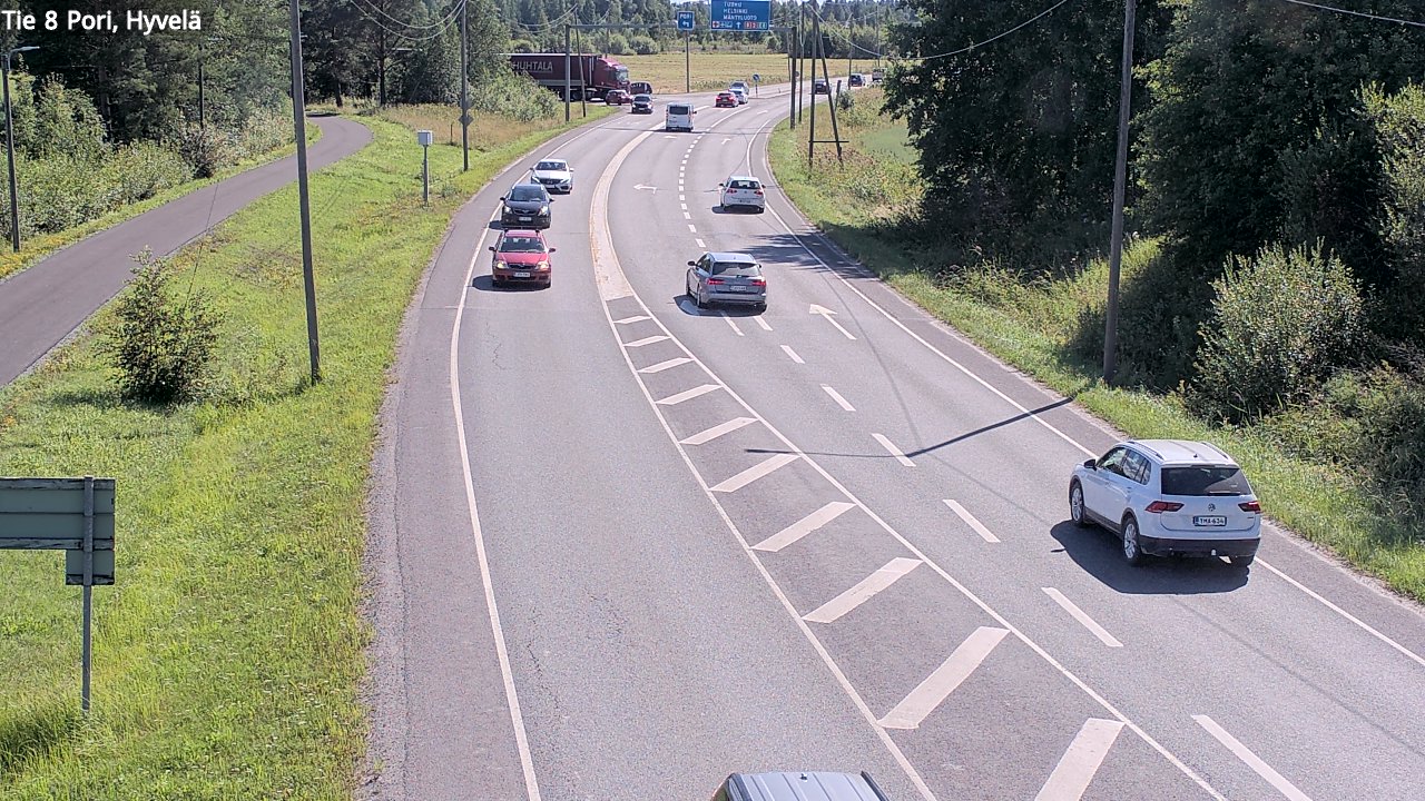 Kelikamerat Kuva Tie 8 Pori, Hyvelä, Pori, Satakunta