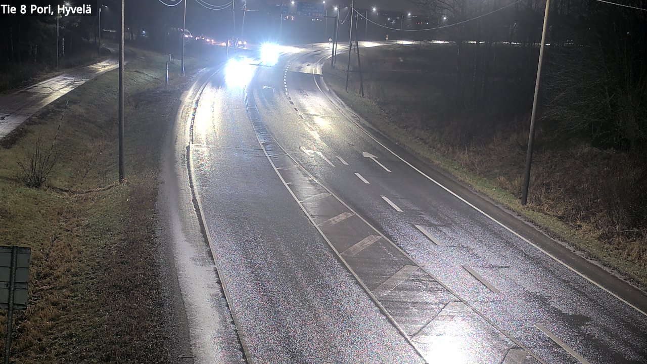 Weather Camera Image Road 8 Pori, Hyvelä, Pori, Satakunta