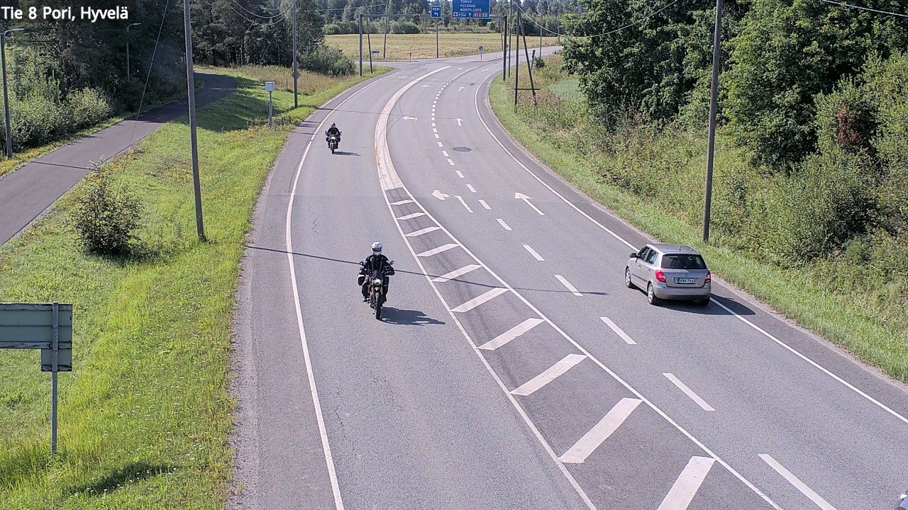 Kelikamerat Kuva Tie 8 Pori, Hyvelä, Pori, Satakunta