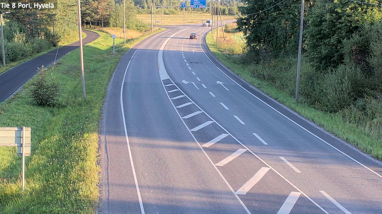 Kelikamerat Kuva Tie 8 Pori, Hyvelä, Pori, Satakunta