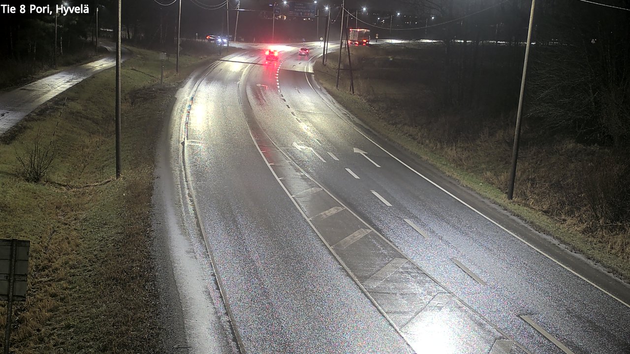 Weather Camera Image Road 8 Pori, Hyvelä, Pori, Satakunta