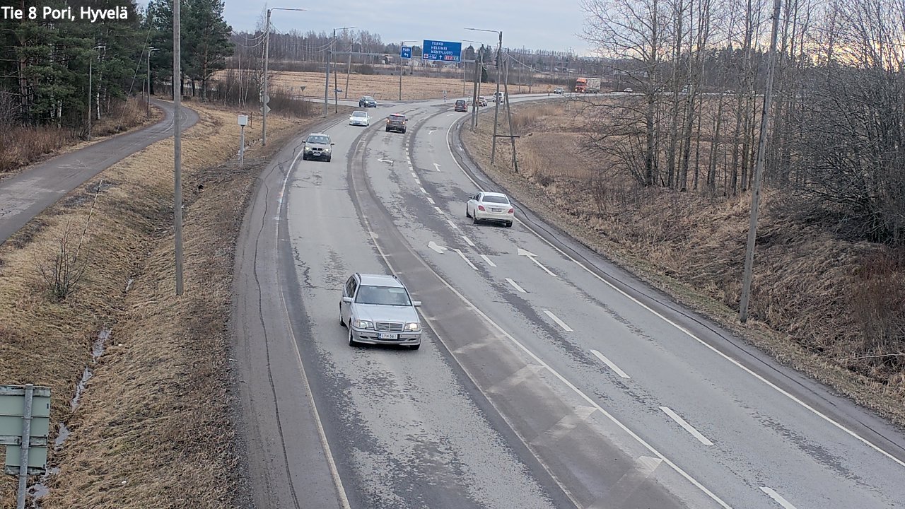Kelikamerat Kuva Tie 8 Pori, Hyvelä, Pori, Satakunta