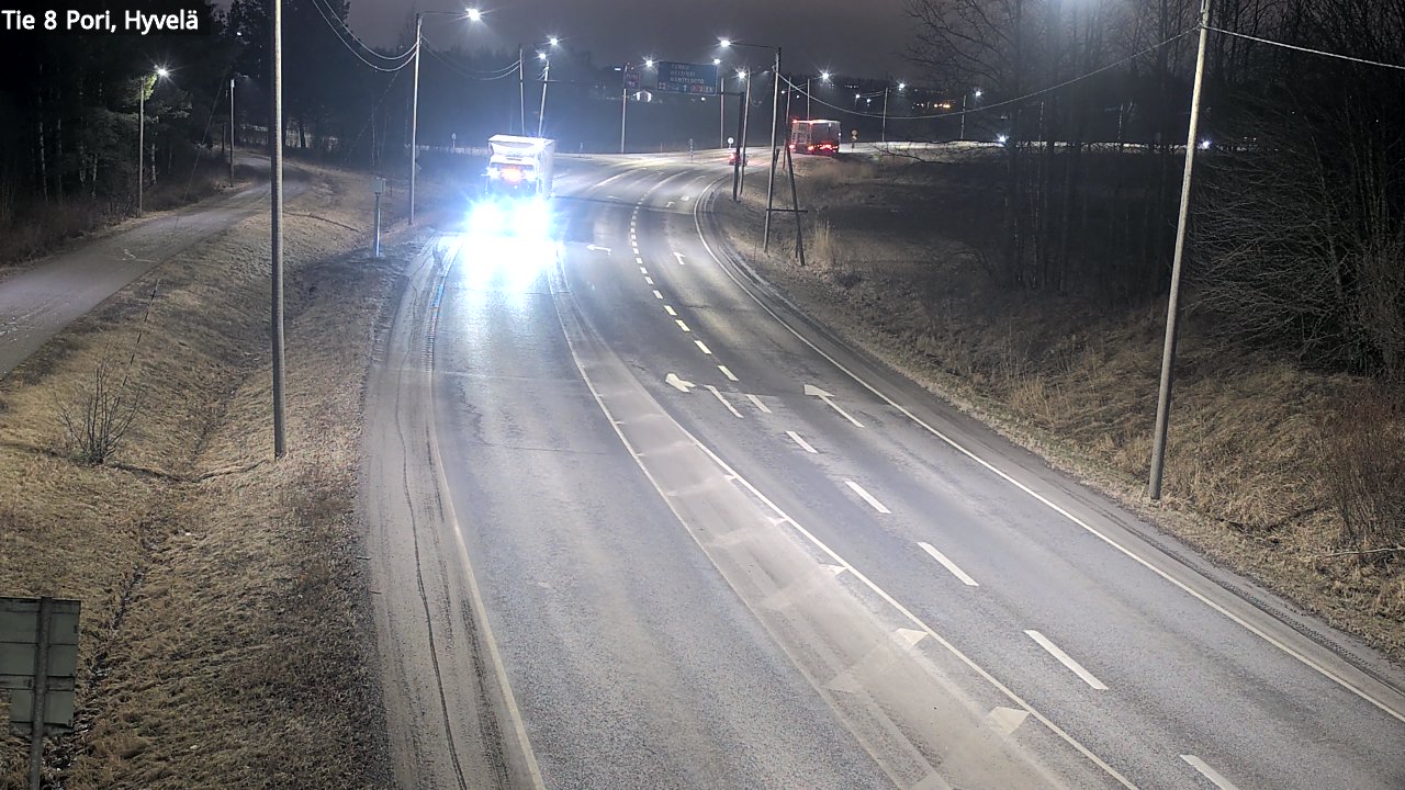 Weather Camera Image Road 8 Pori, Hyvelä, Pori, Satakunta