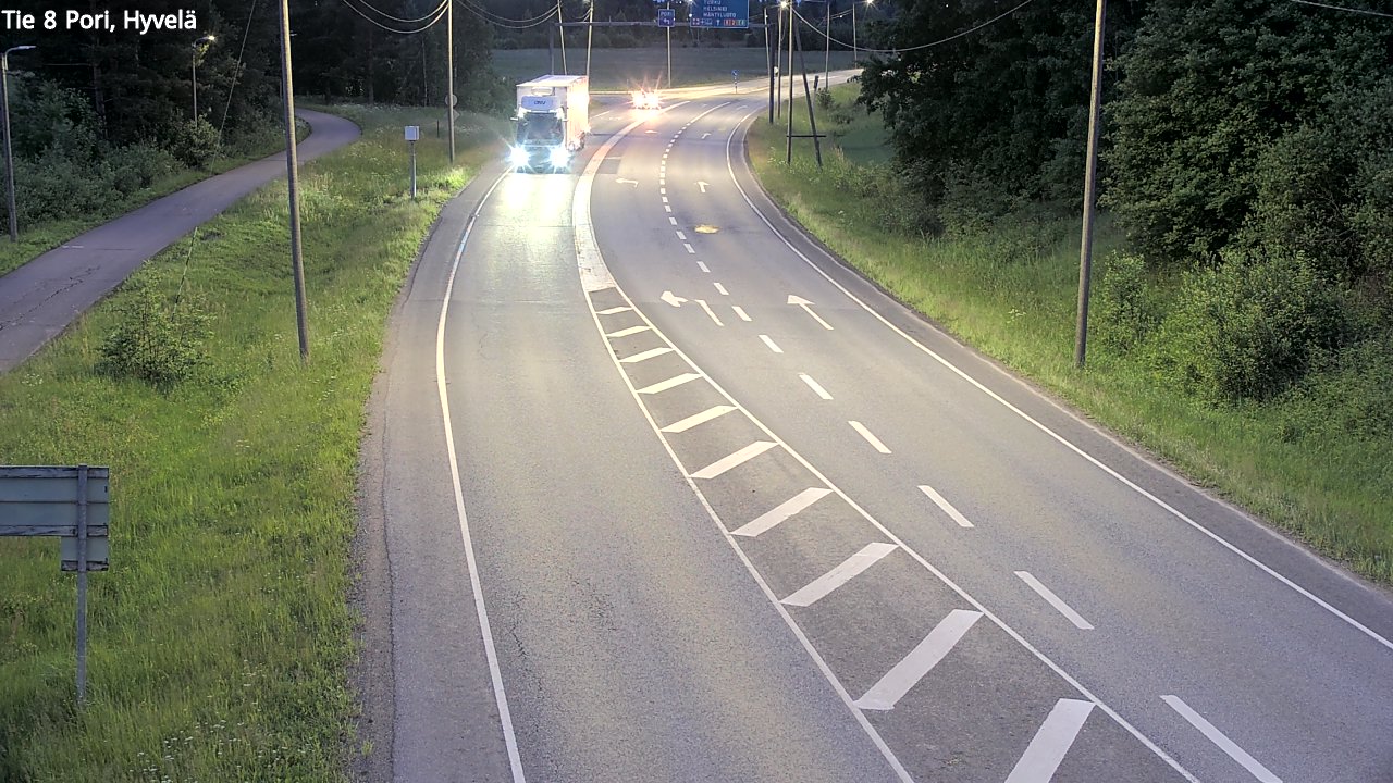 Kelikamerat Kuva Tie 8 Pori, Hyvelä, Pori, Satakunta