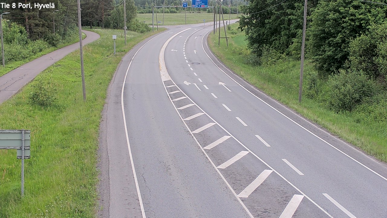 Kelikamerat Kuva Tie 8 Pori, Hyvelä, Pori, Satakunta