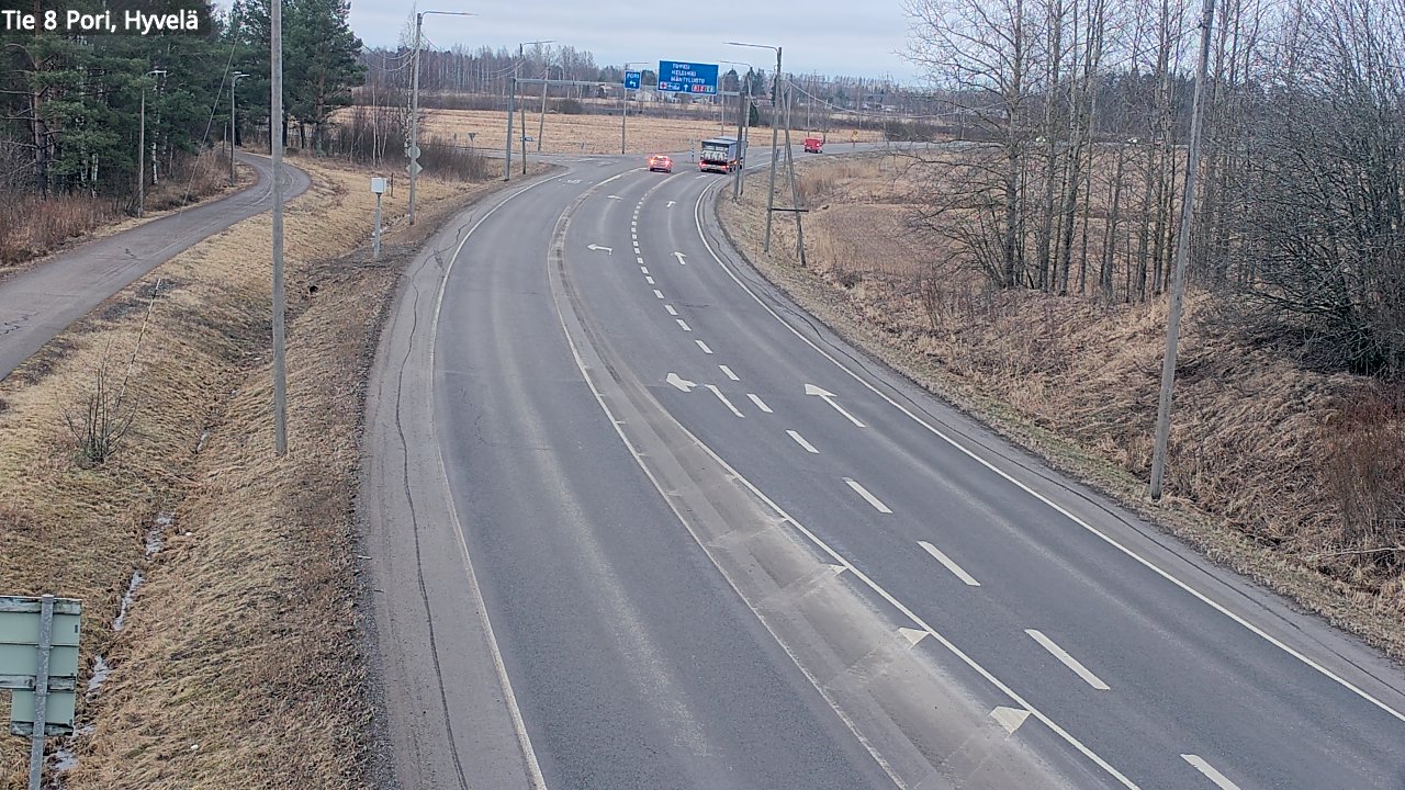 Kelikamerat Kuva Tie 8 Pori, Hyvelä, Pori, Satakunta