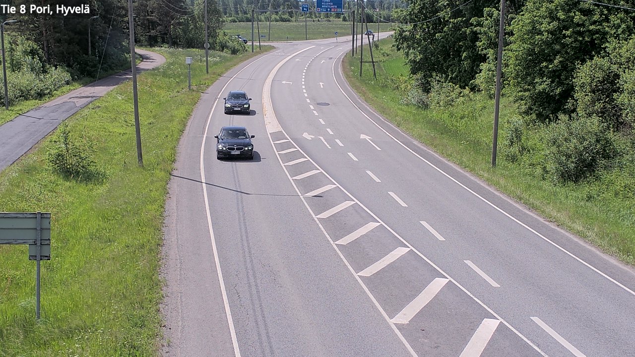 Kelikamerat Kuva Tie 8 Pori, Hyvelä, Pori, Satakunta
