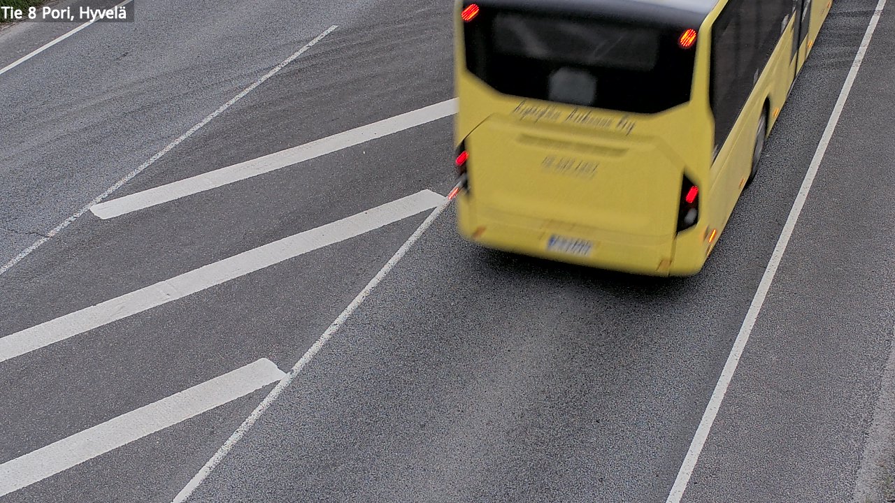Kelikamerat Kuva Tie 8 Pori, Hyvelä, Pori, Satakunta
