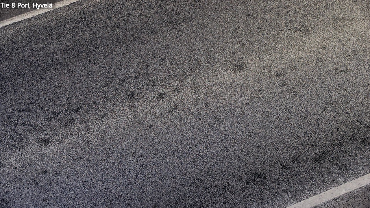 Weather Camera Image Road 8 Pori, Hyvelä, Pori, Satakunta