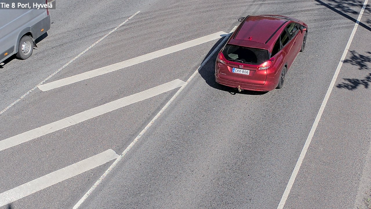 Kelikamerat Kuva Tie 8 Pori, Hyvelä, Pori, Satakunta