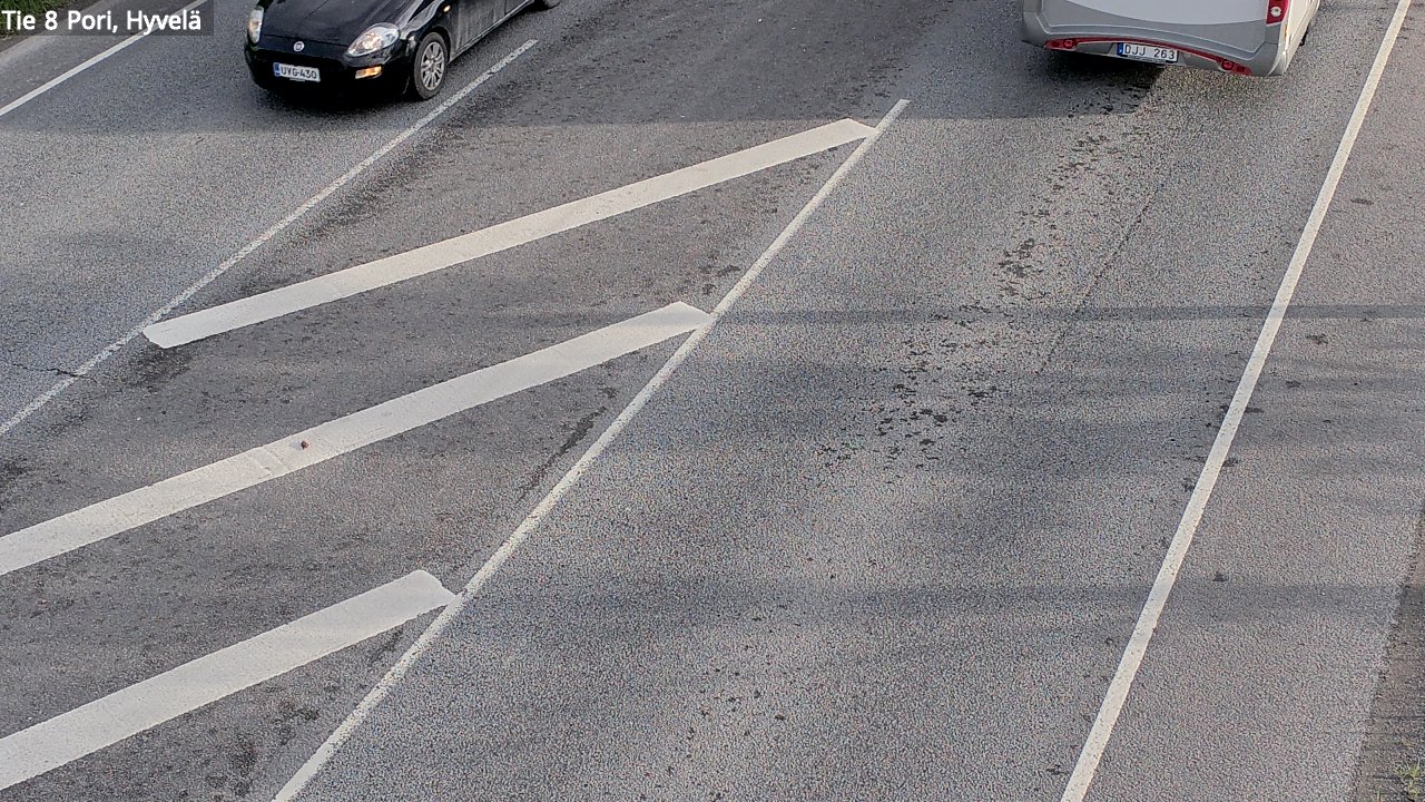 Kelikamerat Kuva Tie 8 Pori, Hyvelä, Pori, Satakunta