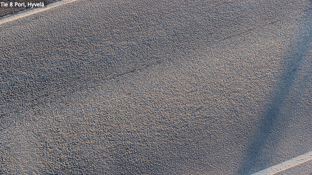 Weather Camera Image Road 8 Pori, Hyvelä, Pori, Satakunta