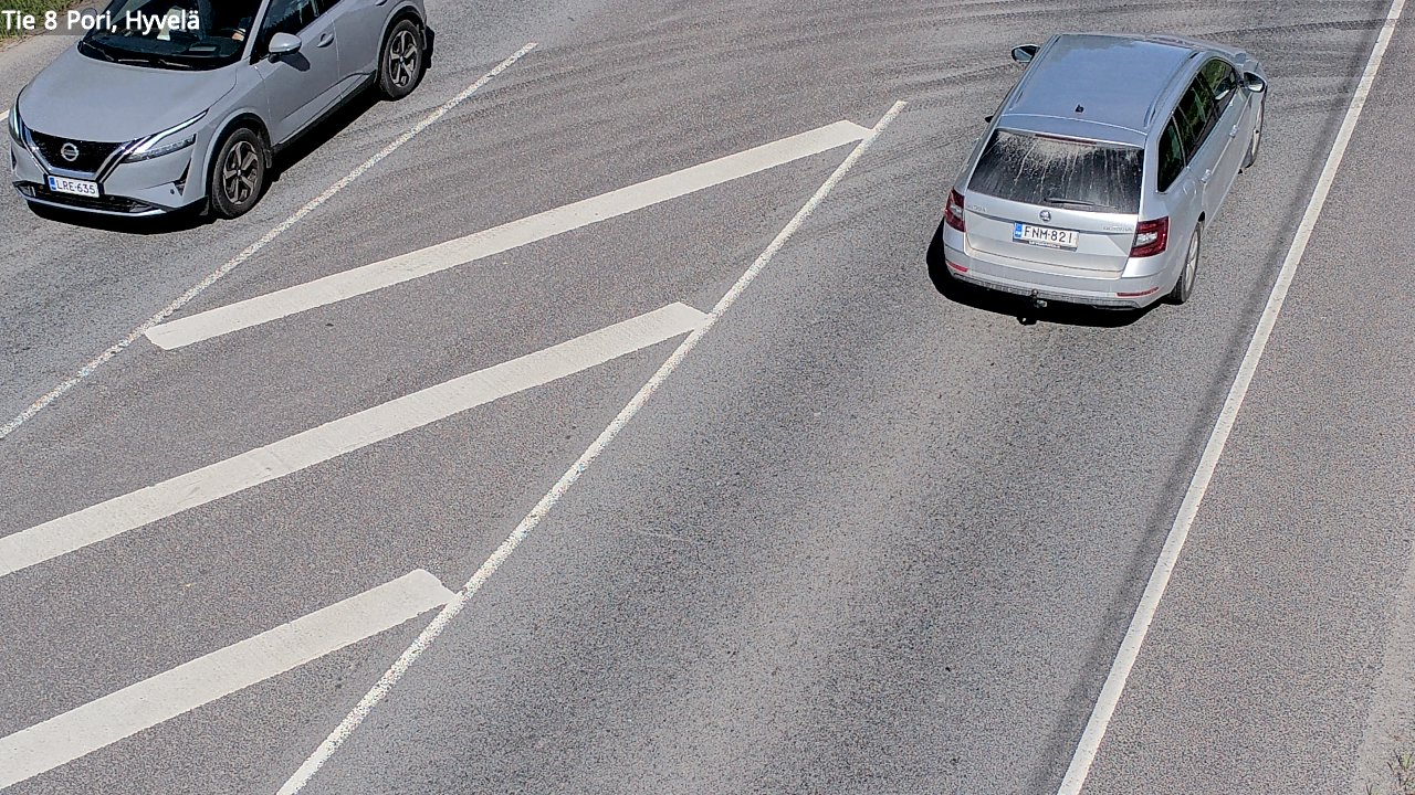 Kelikamerat Kuva Tie 8 Pori, Hyvelä, Pori, Satakunta