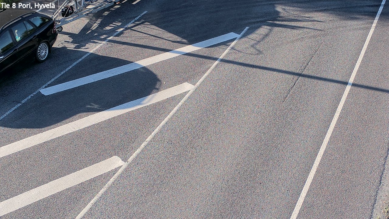 Kelikamerat Kuva Tie 8 Pori, Hyvelä, Pori, Satakunta