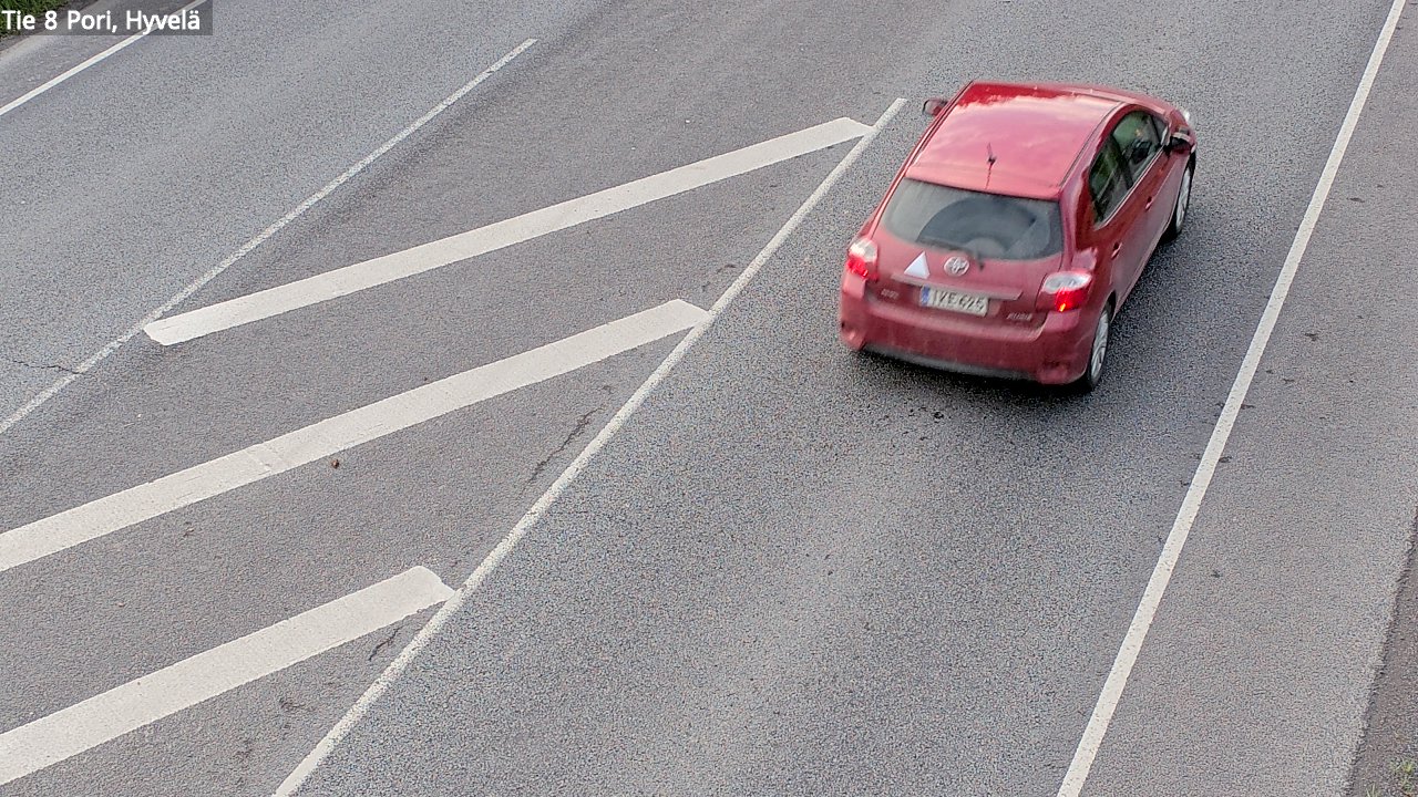 Kelikamerat Kuva Tie 8 Pori, Hyvelä, Pori, Satakunta