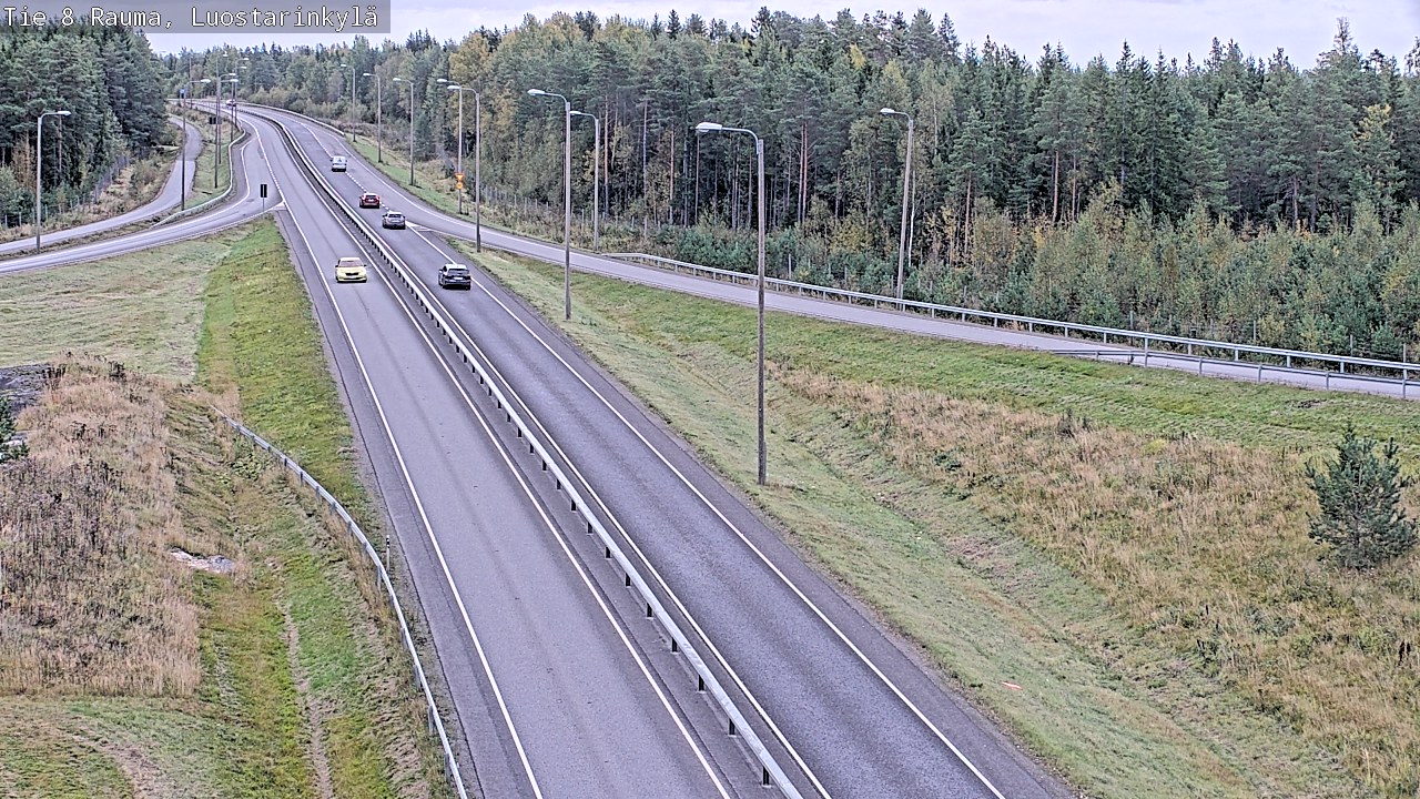 Kelikamerat Kuva Tie 8 Rauma, Luostarinkylä, Rauma, Satakunta
