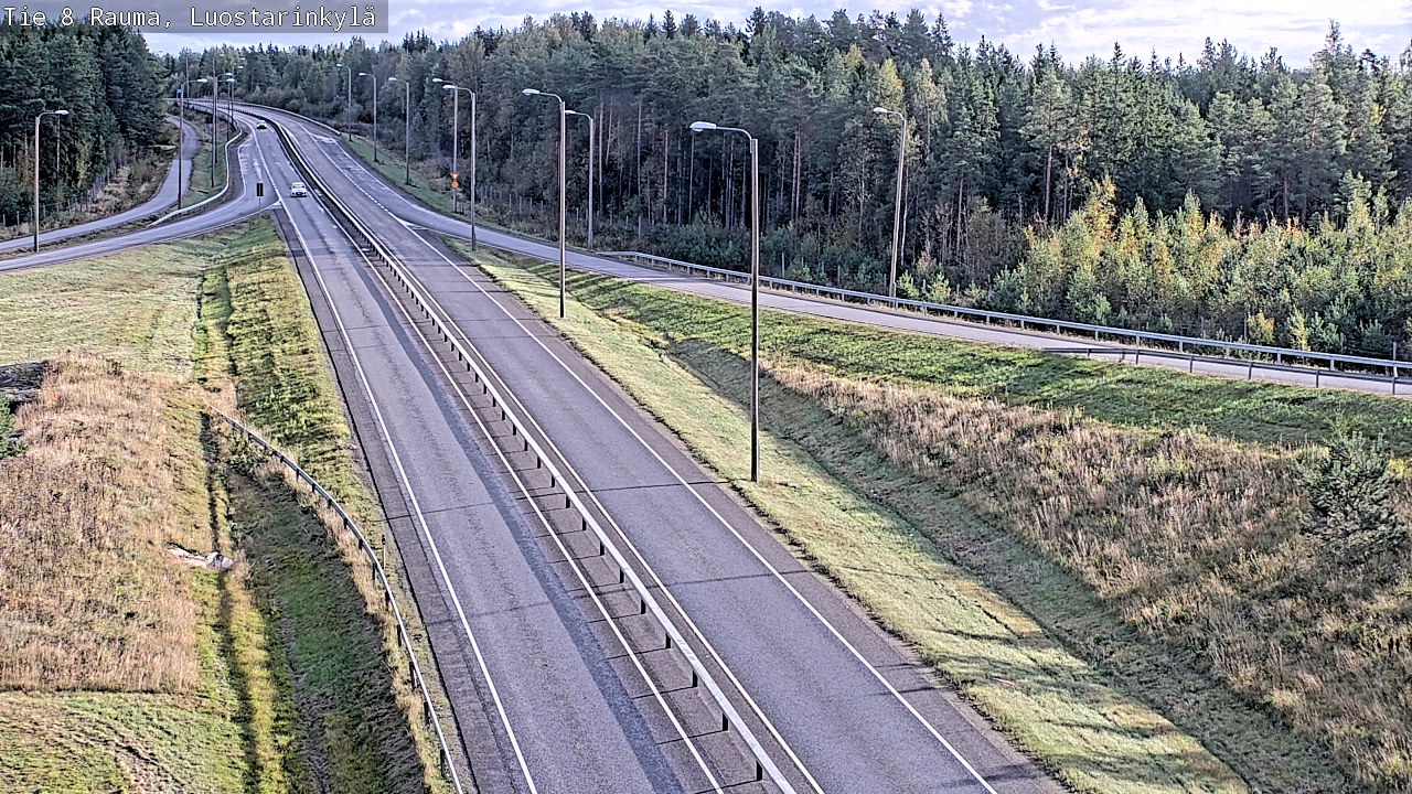Weather Camera Image Road 8 Rauma, Luostarinkylä, Rauma, Satakunta