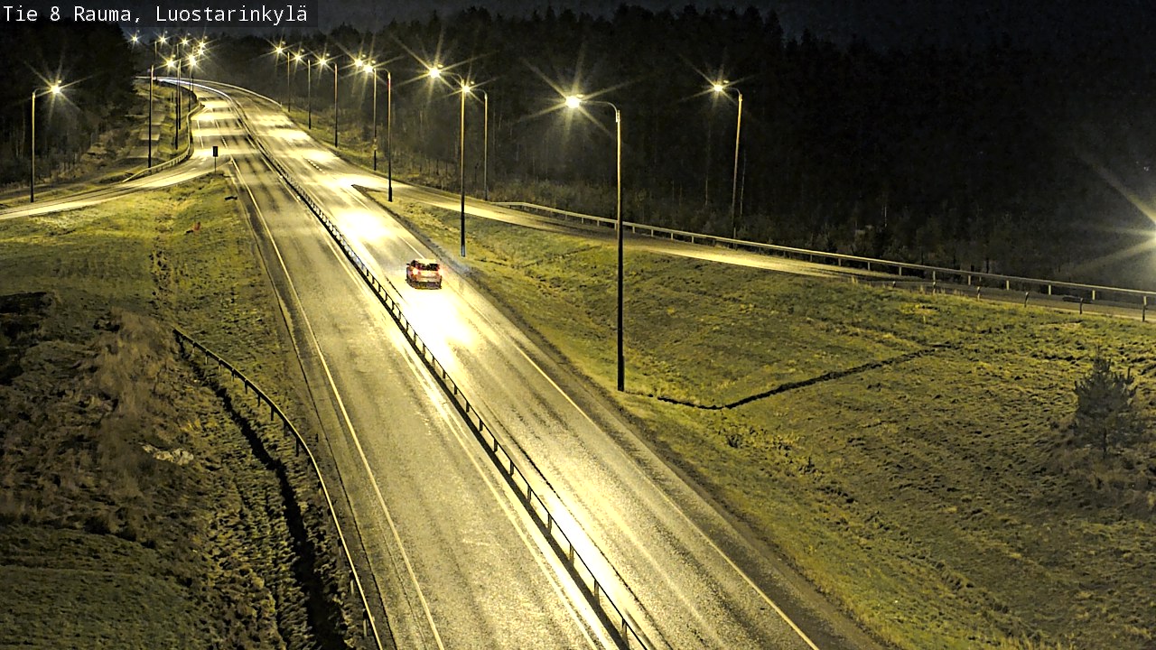Weather Camera Image Väg 8 Raumo, Luostarinkylä, Rauma, Satakunta