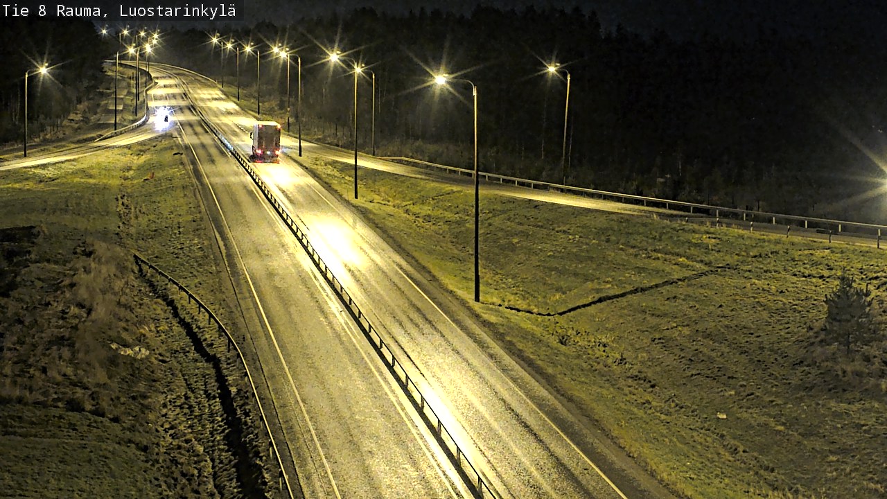 Weather Camera Image Väg 8 Raumo, Luostarinkylä, Rauma, Satakunta