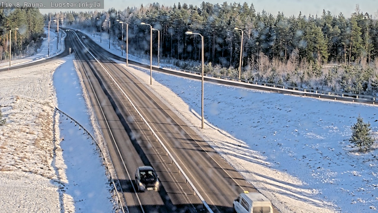 Weather Camera Image Road 8 Rauma, Luostarinkylä, Rauma, Satakunta